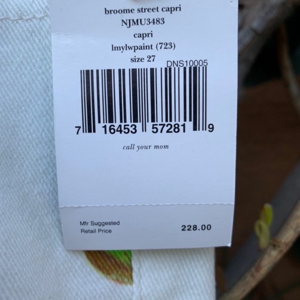 Kate Spade Brooke Street Capri Lemon Pants EUC - Picture 16 of 16